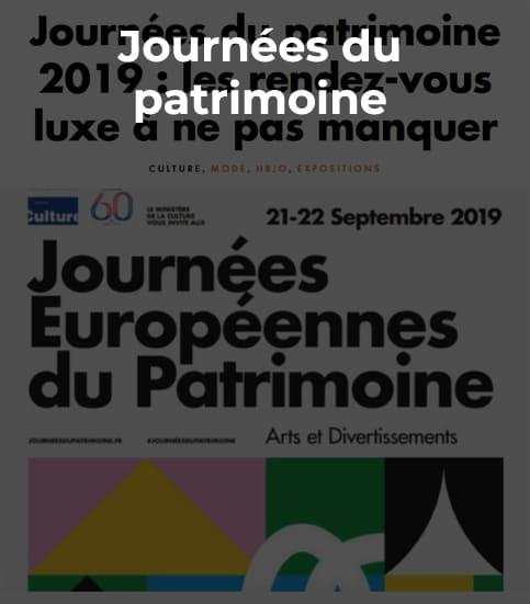 Journées du patrimoine